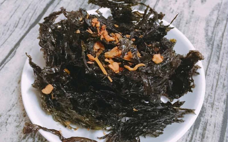Các thành phần dinh dưỡng trong 100g rong biển sấy rất đa dạng