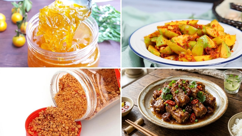 Các món ngon phổ biến từ xí muội