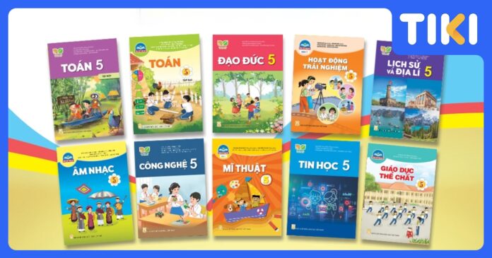 Bảng giá bộ sách giáo khoa lớp 5 mới nhất 2025 - 2026