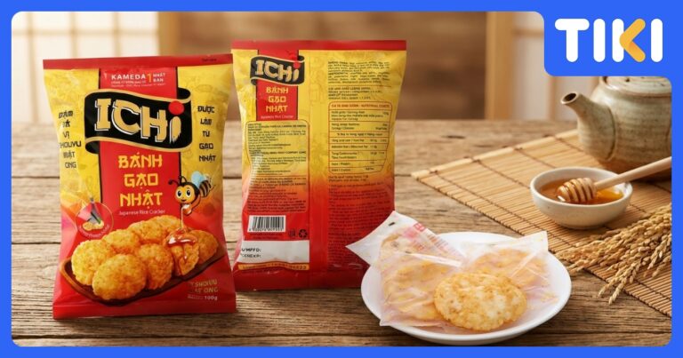 Bánh gạo Ichi bao nhiêu calo? Ăn nhiều có mập không?