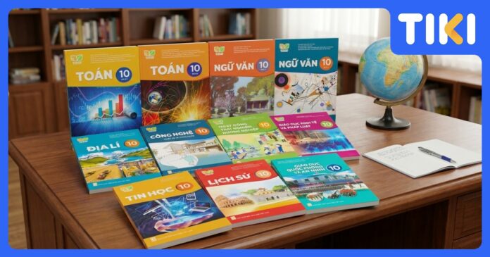 Cập nhật giá bộ sách giáo khoa lớp 10 mới 2025 (Cánh Diều, CTST, KNTT) và nơi mua uy tín