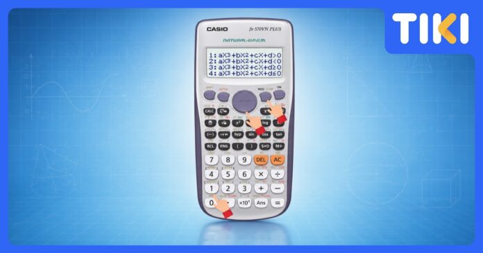 Cách bấm bất phương trình Casio 580VN X và 570VN Plus chi tiết