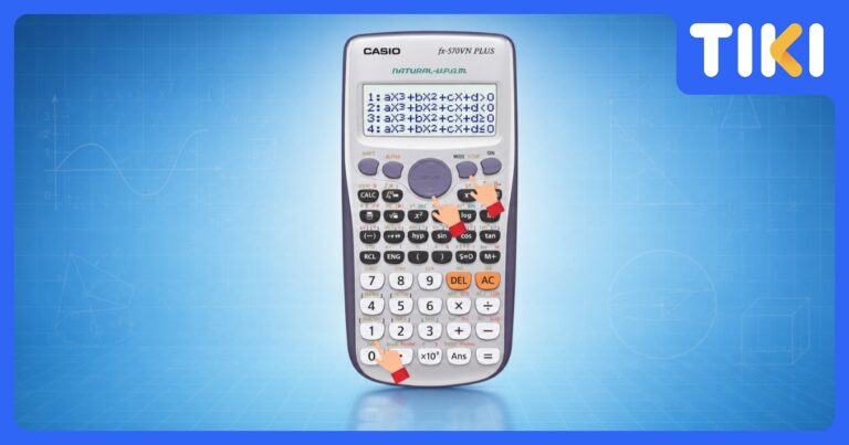 Cách bấm bất phương trình Casio 580VN X và 570VN Plus chi tiết
