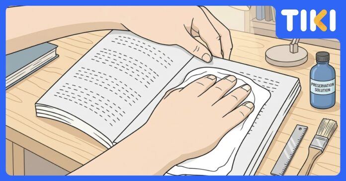 Cách làm khô sách khi bị ướt: Hướng dẫn sơ cứu và phục hồi chi tiết