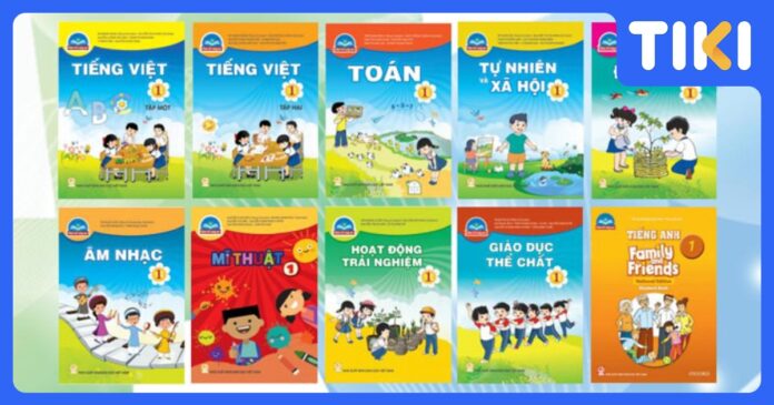Bộ sách giáo khoa lớp 1 gồm những quyển gì? Danh sách 3 bộ phổ biến