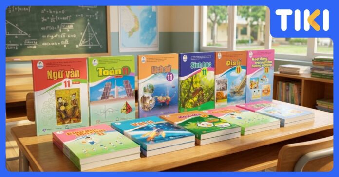 Giá sách Tiếng Anh lớp 11 chương trình mới (Cập nhật 2025)