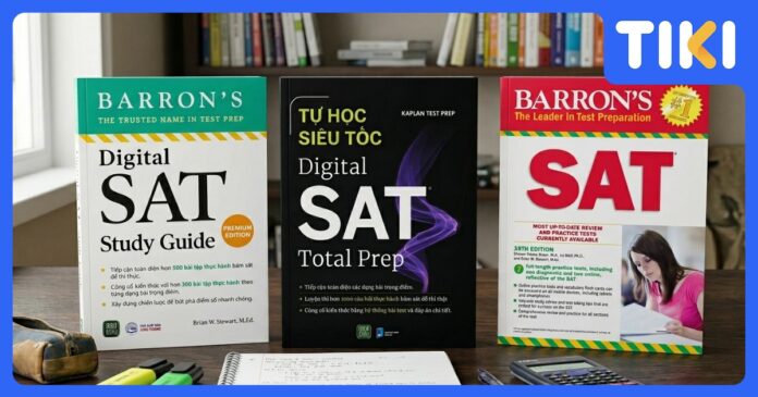 Top 16+ sách luyện thi SAT Digital hiệu quả nhất hiện nay