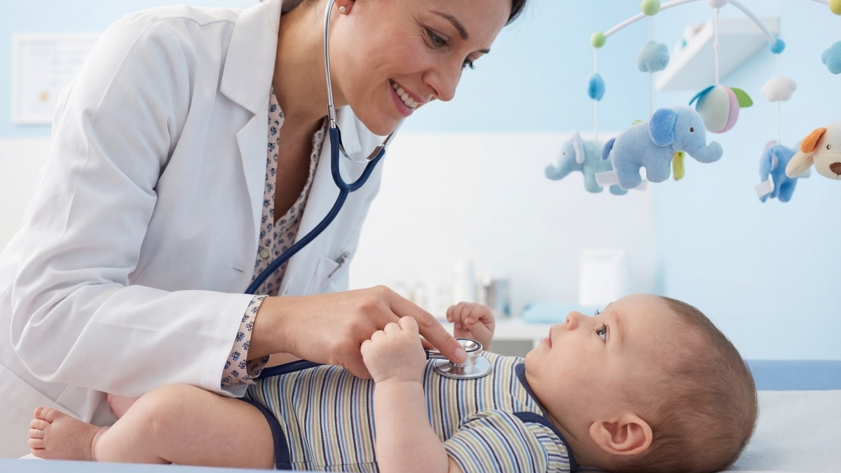 Thăm khám bác sĩ khi bé có dấu hiệu khác thường