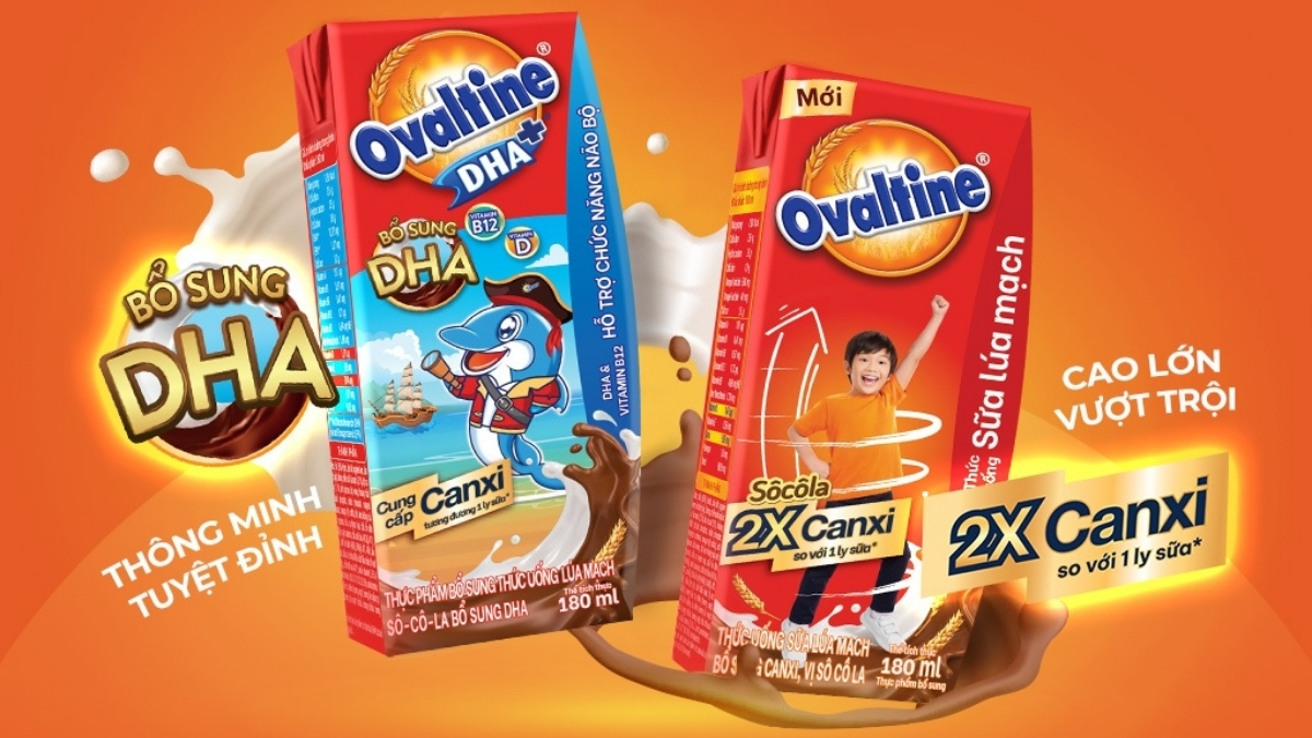 Thành phần hỗ trợ thể chất trong sữa Ovaltine