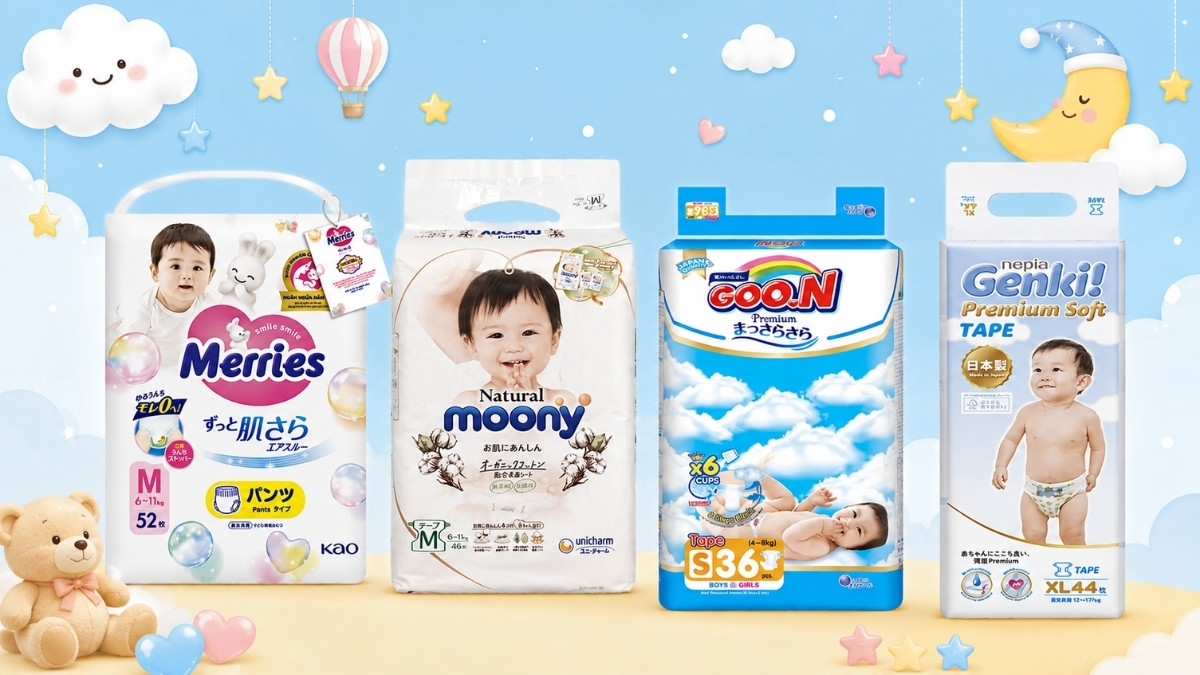 Bỉm nội địa Nhật và bỉm xuất khẩu đều dảm bảo tiêu chuẩn Nhật Bản