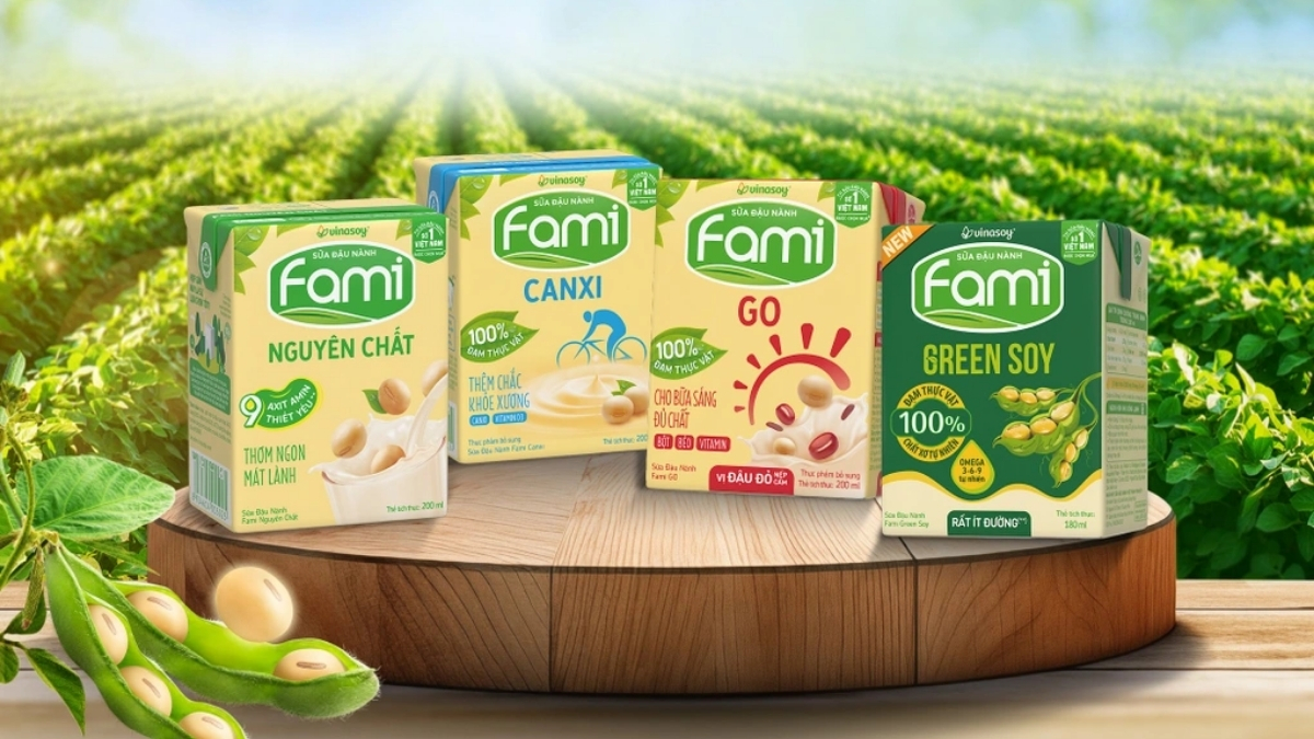 Sữa đậu nành Fami có thể kết hợp với thực đơn dinh dưỡng khác
