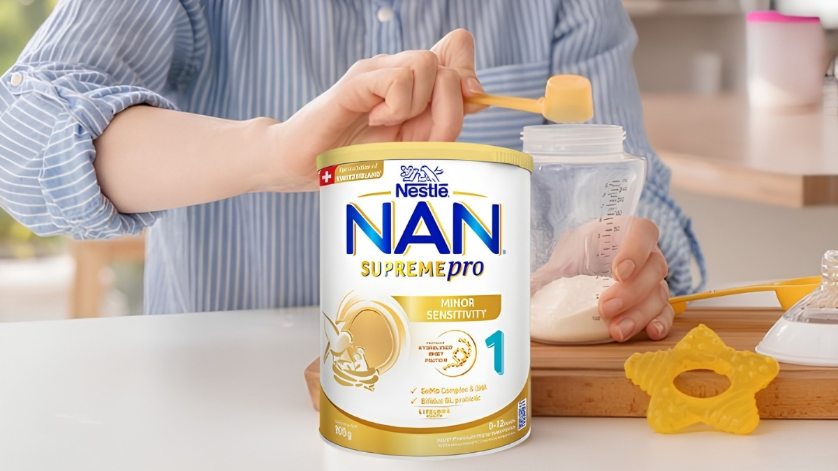 Không pha sữa quá đặc hay quá lỏng, hãy tuân thủ hướng dẫn của nhà sản xuất