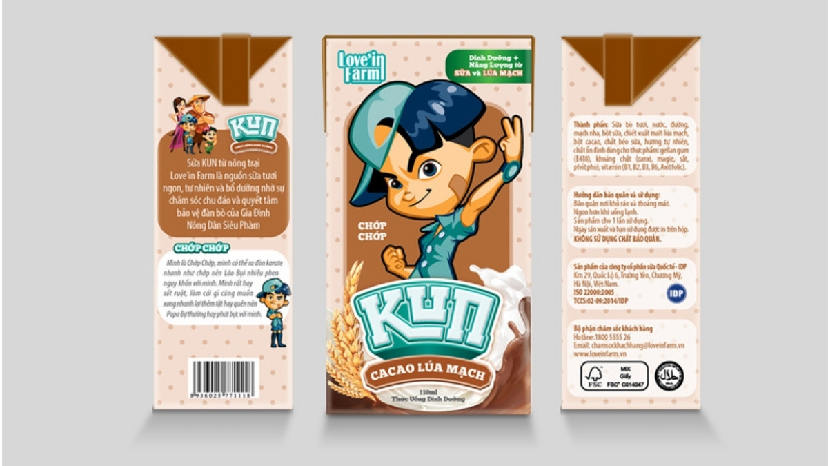 Không cho trẻ uống nếu hộp bị phồng rộp, móp méo nặng hoặc rỉ nước