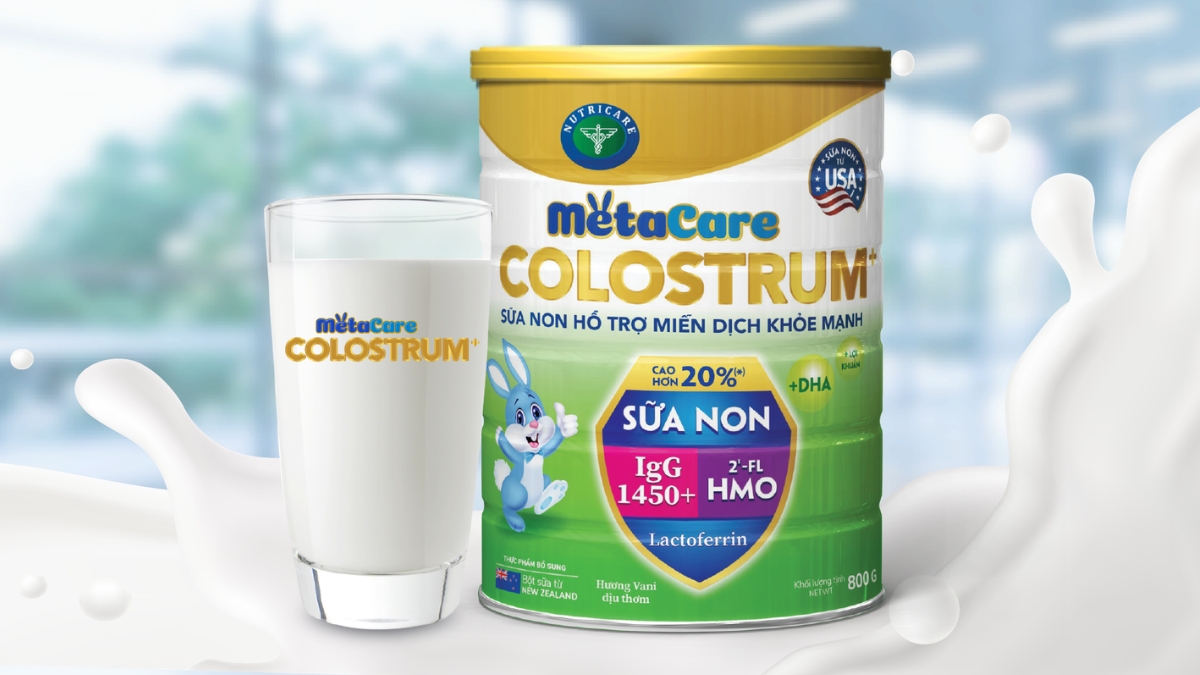 Bé hay ốm vặt, cần tăng đề kháng: Chọn MetaCare Colostrum