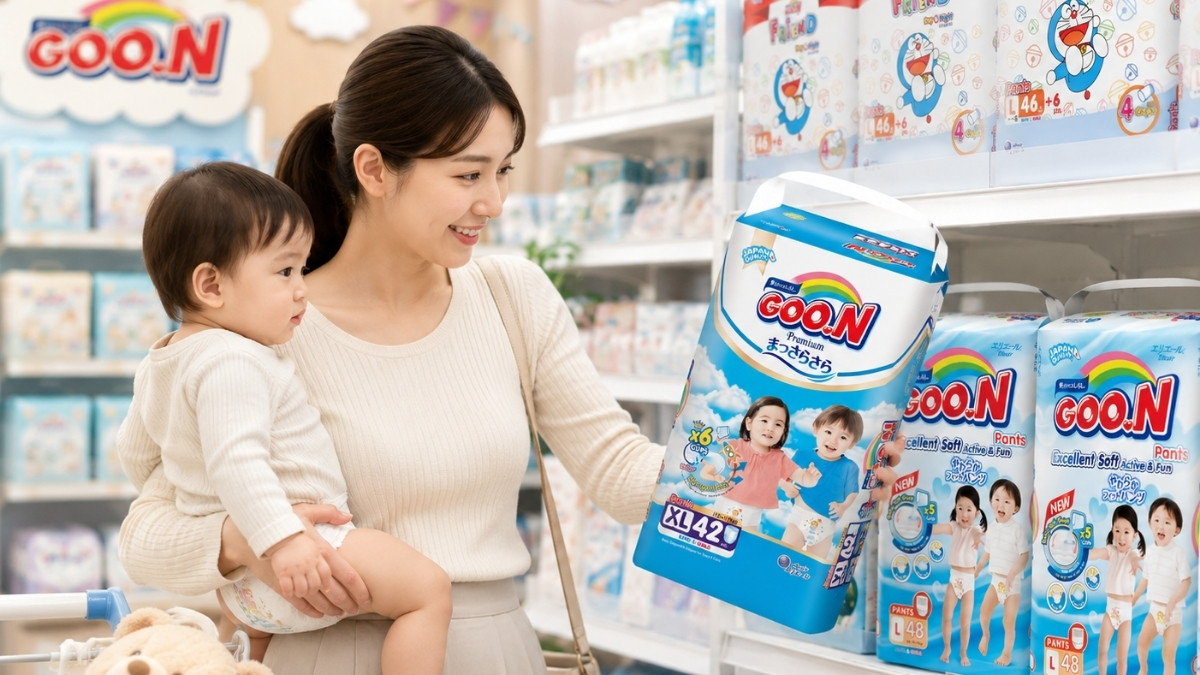 Khi đổi loại tã, phụ huynh nên tra lại đúng bảng size