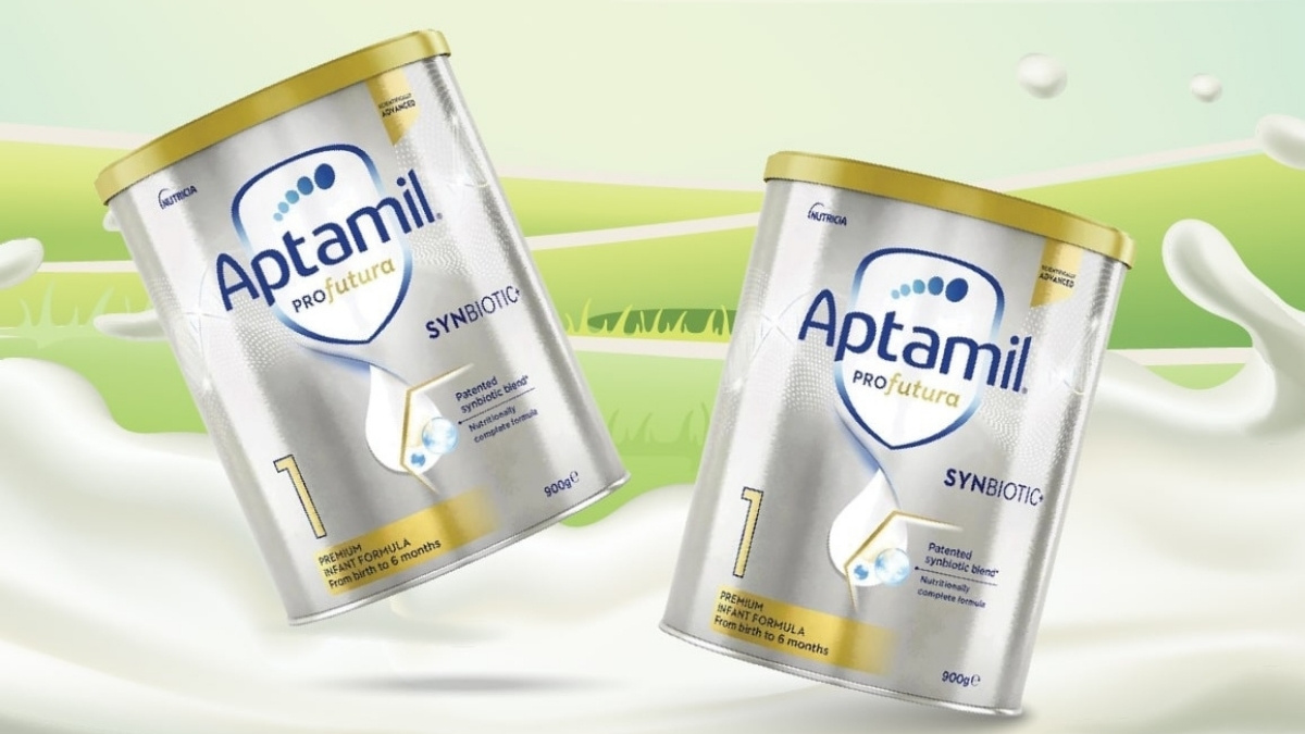 Sữa Aptamil phù hợp với bé có cơ địa dễ bị bón chặt hoặc hấp thu kém