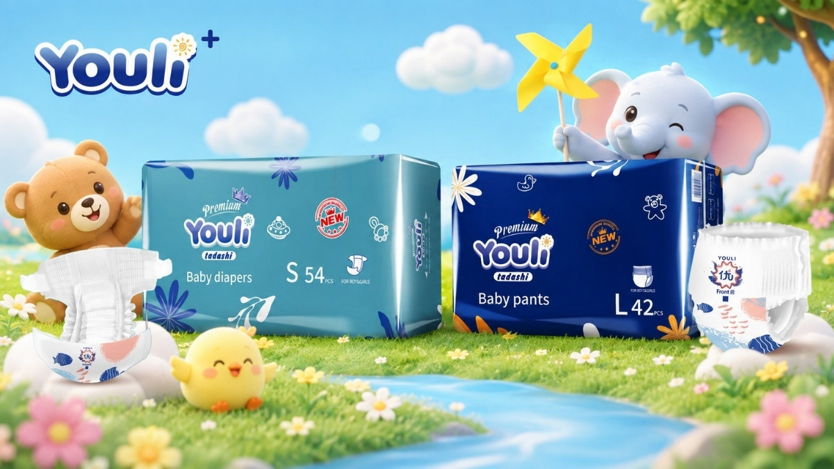 Bỉm Youli là hàng nội địa, đảm bào chất lượng theo tiêu chuẩn Trung Quốc