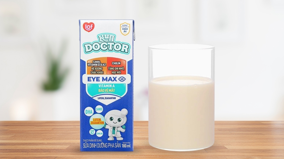 Kun Doctor Eye Max được tăng cường bổ sung Vitamin A, hỗ trợ phát triển thị lực