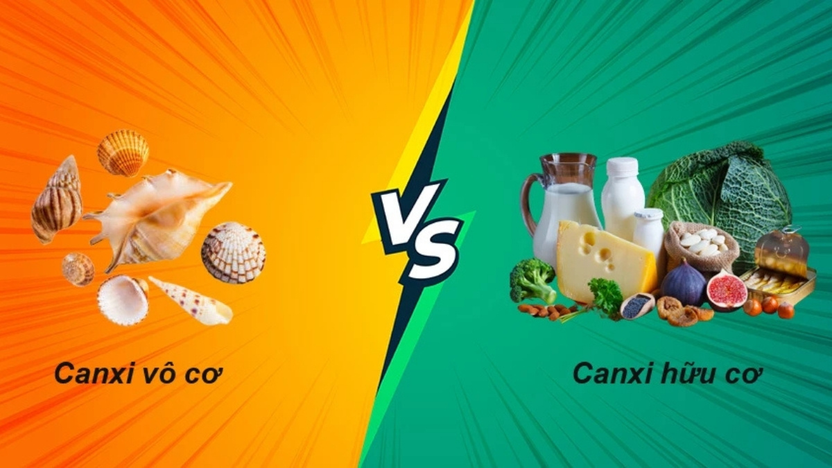 Cần phân biệt rõ canxi vô cơ và canxi hữu cơ