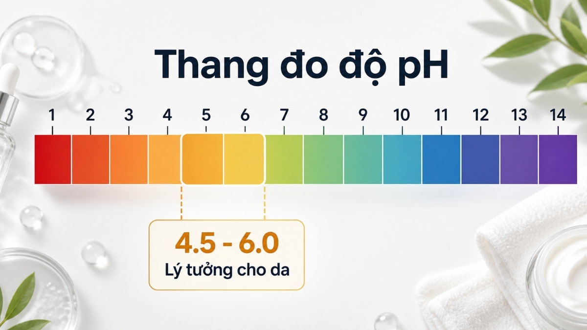 Chọn sản phẩm có độ pH từ 4.5 - 6.0