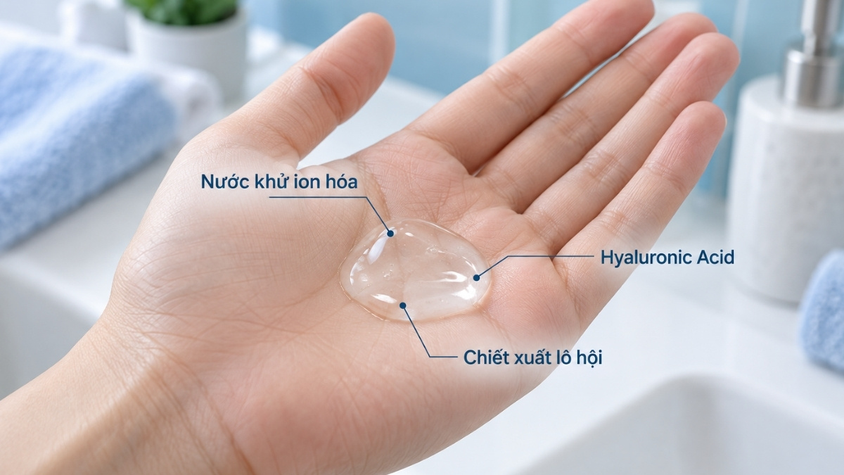 Thành phần chính gel bôi trơn gốc nước