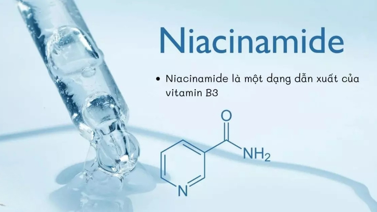 Thành phần Niacinamide có tác dụng hỗ trợ kiểm soát lượng dầu thừa tiết ra