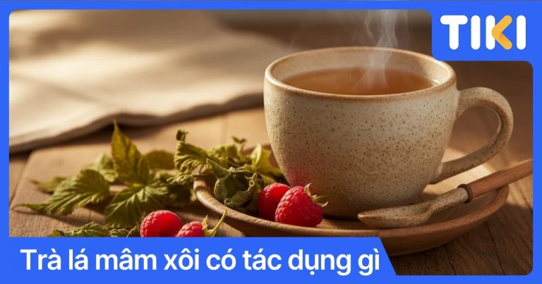 Trà lá mâm xôi có tác dụng gì? Lợi ích sức khỏe và cách dùng
